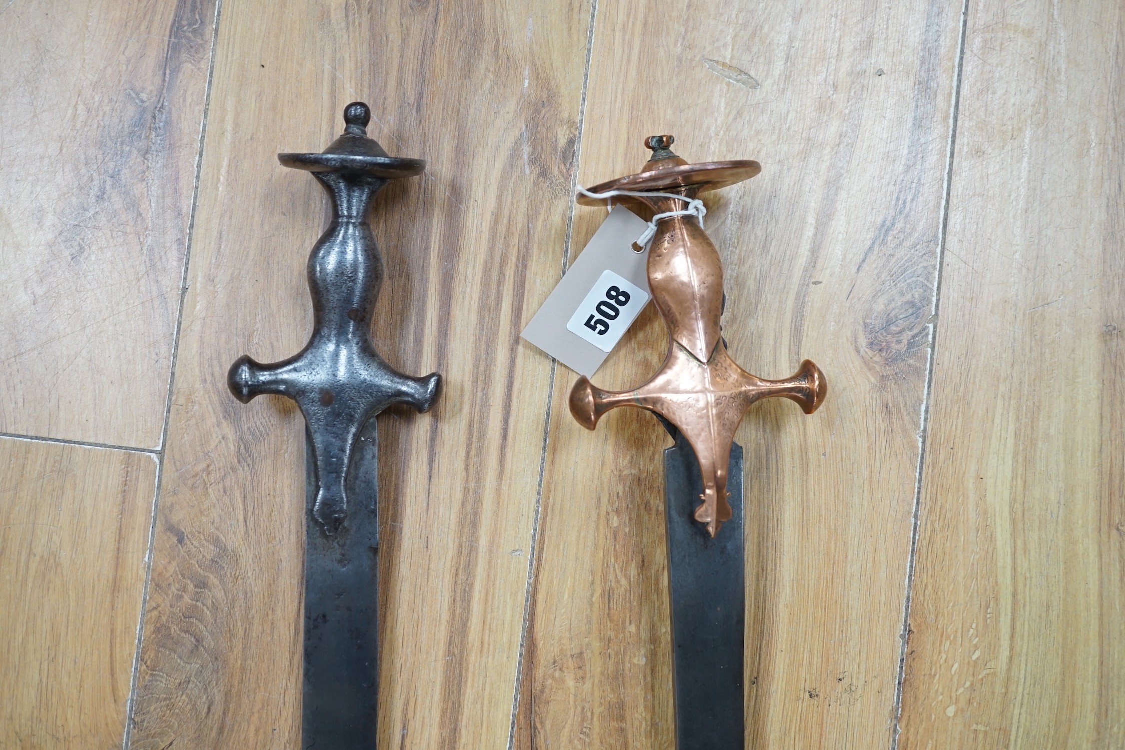 Two 19th century Indian tulwar, 82cms long